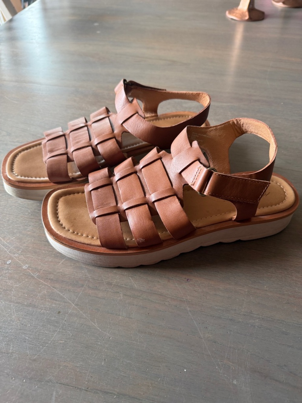 Madewell brown sandles. Women’s size 8
